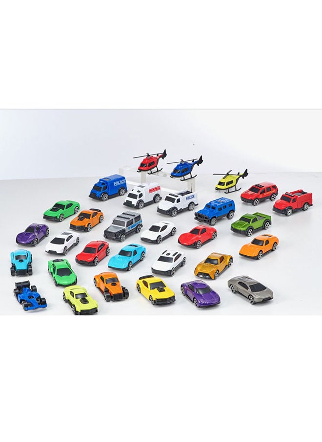 D-Power D-Power Diecast Cars Pack: 1:64 Scale Metal AlloyCollection with Storage Carrying Tub 30-Piece Multicolour  Built with a durable die-cast alloy body, these vehicles are designed, for playtime  - Image 3