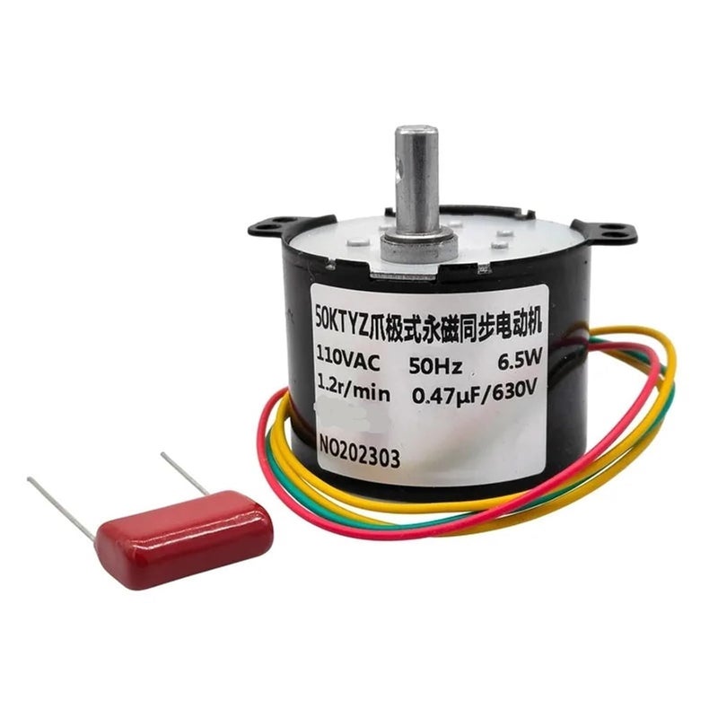Permanent Magnet Synchronous Motor 6W Speed Reducer 110VAC 20rpm AC 110V 120V 127V - Image 2
