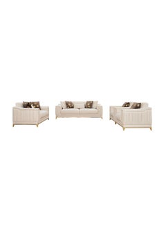 ROYAL FURNITURE Giselle Sofa Set 7 Seater Capability, 230x90x80 cm, white  - Image 1