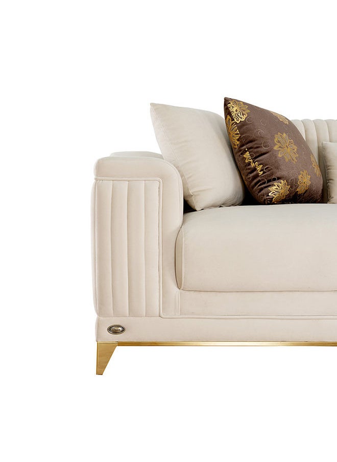 ROYAL FURNITURE - Giselle Sofa Set 7 Seater Capability, 230x90x80 cm, white - Image 1