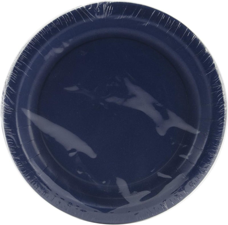 Creative Converting Touch of Color 24 Count Paper Lunch Plates Navy