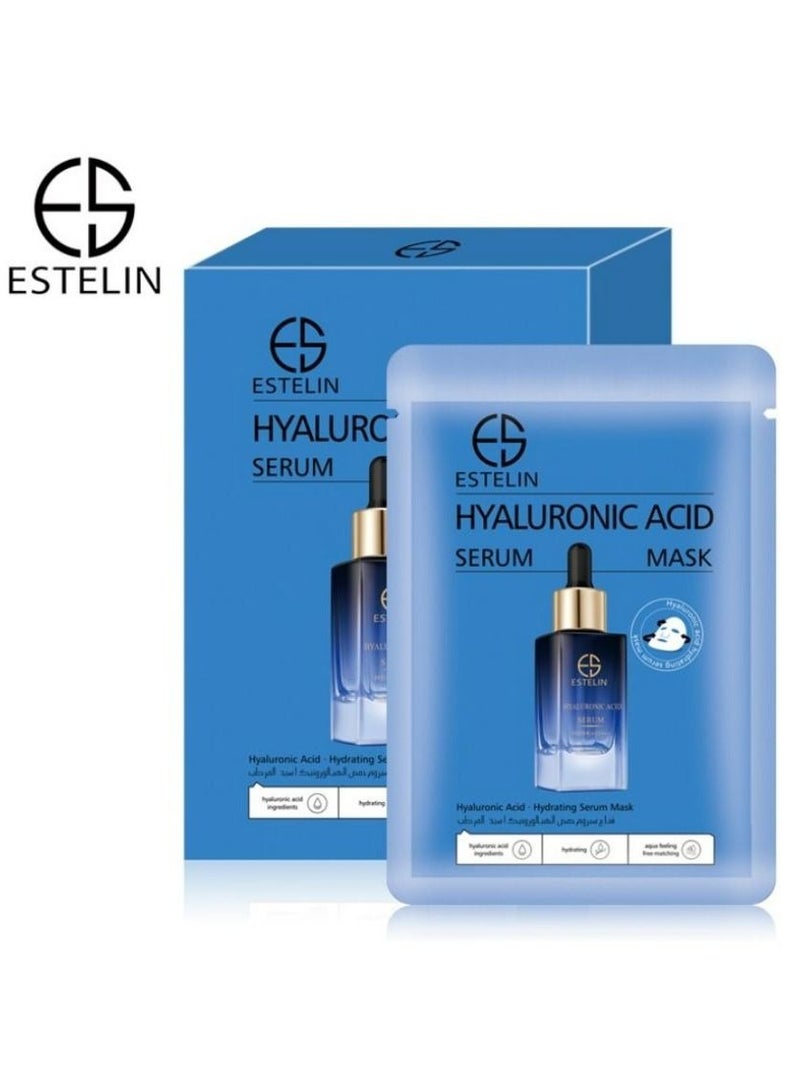 ESTELIN Hyaluronic acid hydrating serum mask 10PCS*25ml - Image 1