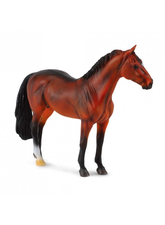 Collecta Hanoverian Stallion Bay Multi-colored, 5.7"L x 4.7"H