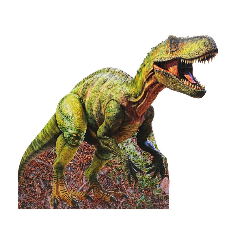 Colingmill 4 ft Life Size Dinosaur Cardboard Standup Cutout Dinosaur Birthday Party Decorations Tyrannosaurus Photo Props PVC Cutout Jurassic Theme Party Photo Props for Animal Jurassic Theme Supplies - Image 1
