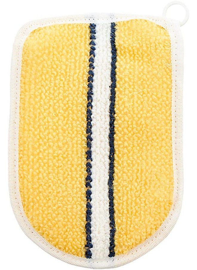 Waritex - WARITEX Natural Loofah Body Massage Healthy Sponge - Made in Egypt Yellow - Image 1