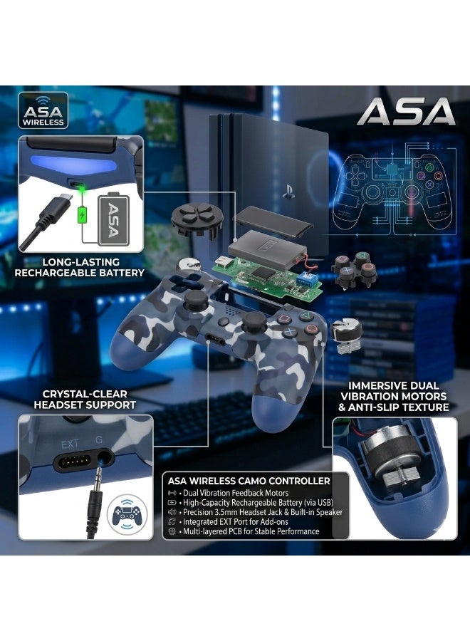 ASA Wireless Gaming Controller for PS4 - Image 2