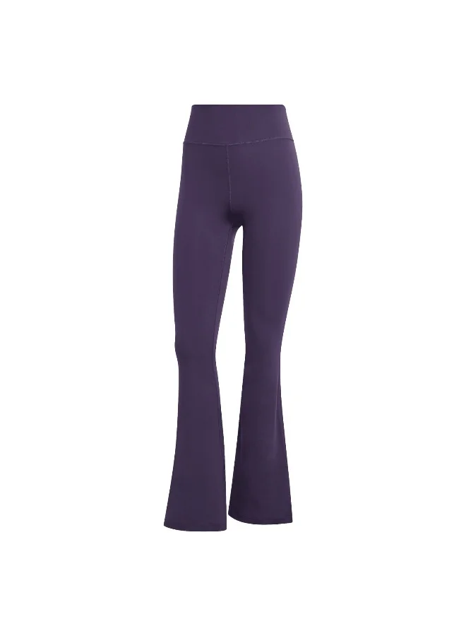 Adidas Allme Ess Flare Purple Training Tights For Women 2XS