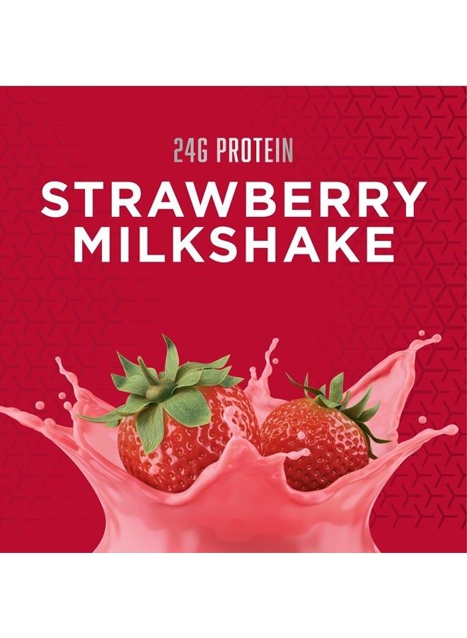 BSN SYNTHA-6 Edge Protein Powder, Strawberry Protein Powder with Hydrolyzed Whey, Micellar Casein, Milk Protein Isolate, Low Sugar, 24g Protein, Strawberry Milkshake, 28 Servings - Image 2