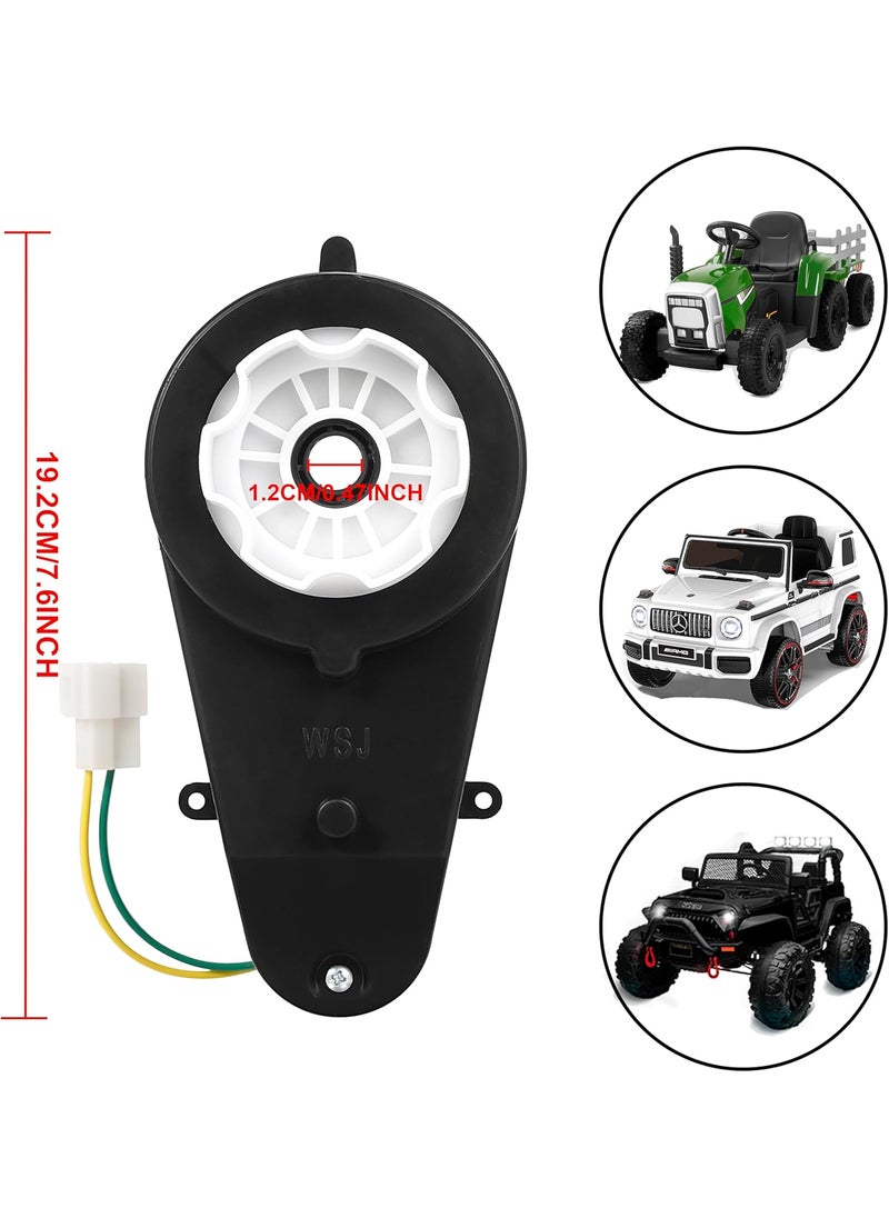 LAZORA 2Pcs 24V 40000RPM Kids Ride On Car Gearbox Motor Power Wheels Motor Gearbox Upgrade Motorcycles Jeep High Speed RS555 Drive Engine Match Kids Ride On Toys Car Motors  - Image 5