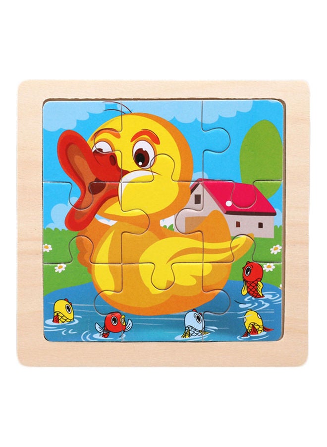 9-Piece Wooden Jigsaw Puzzle - Image 1
