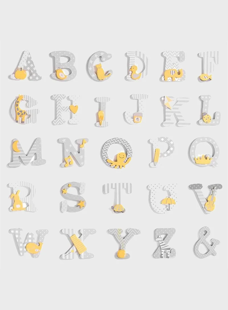 JoJo Maman Bebe Initial E Wooden Letter