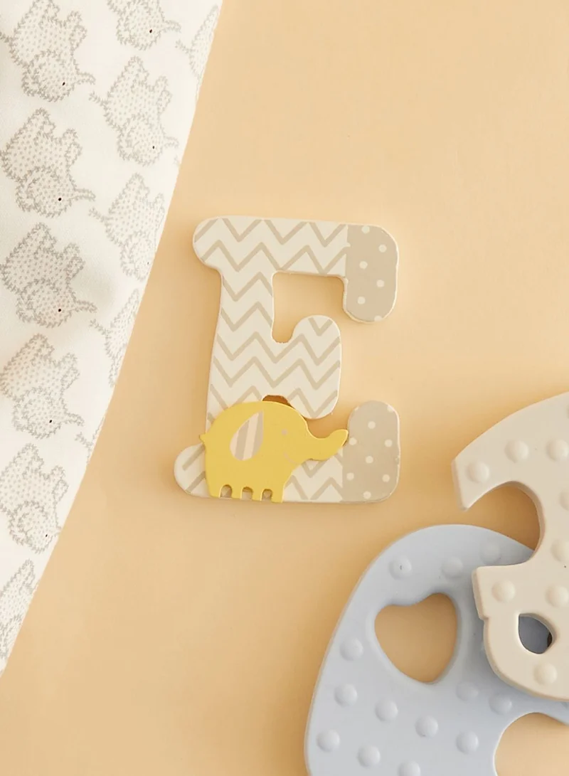 JoJo Maman Bebe Initial E Wooden Letter