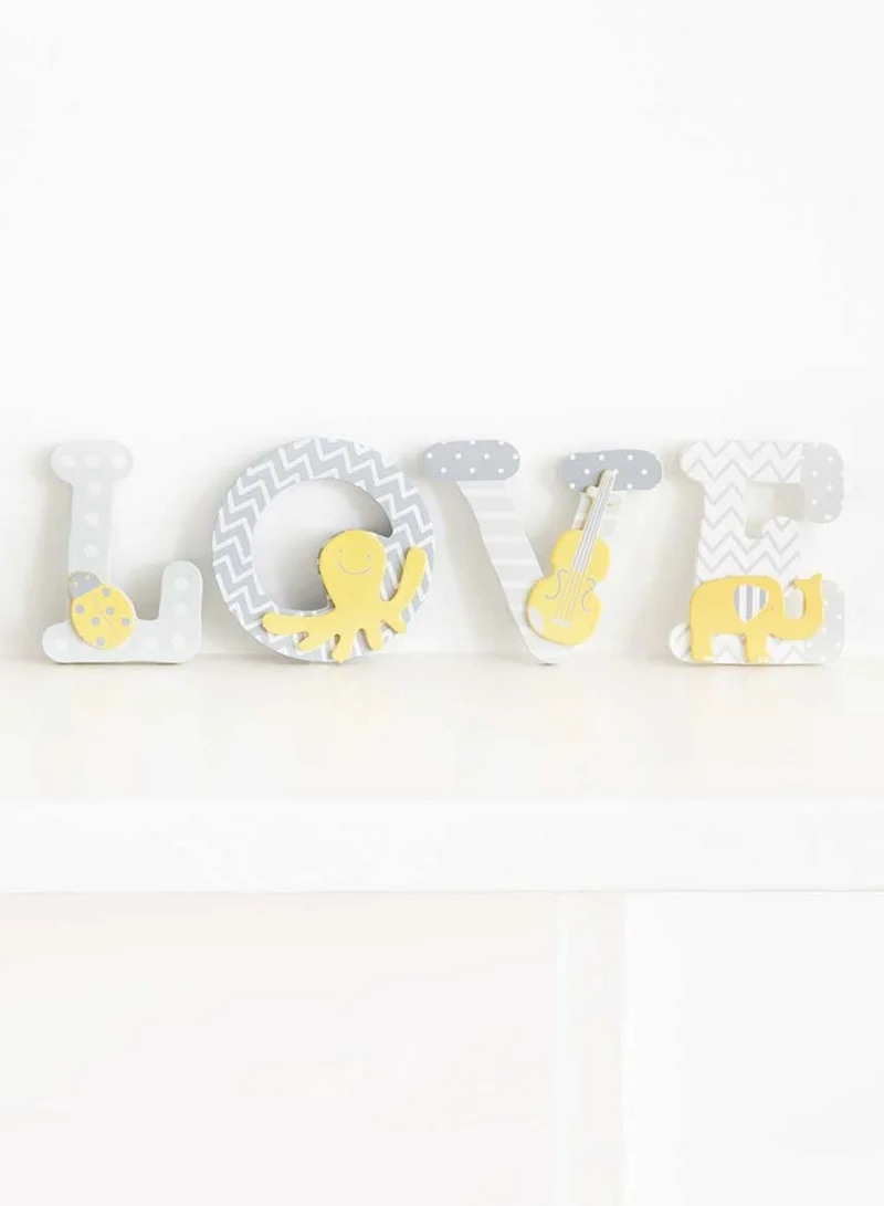 JoJo Maman Bebe Initial E Wooden Letter