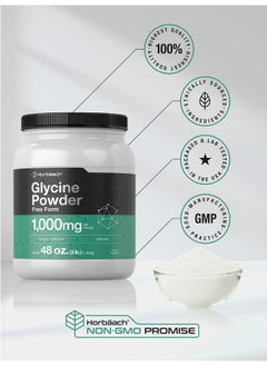 Horbaach Horbäach Glycine Powder 3 lbs | Free Form Supplement | Unflavored Powder | Vegetarian, Non-GMO, Gluten Free  - Image 5