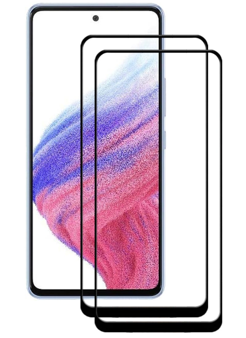 ACLIX 2 Pieces Antistatic ESD Dustproof Premium Quality High Definition Tempered Glass Screen Protector Designed For Samsung Galaxy A53 5G - Image 1
