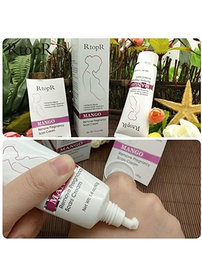 RtopR Mango Stretch Marks and Scar Cream -Stretch Marks and Scar Removal Cream for Pregnancy - Best Body Moisturizer-40g - Image 4