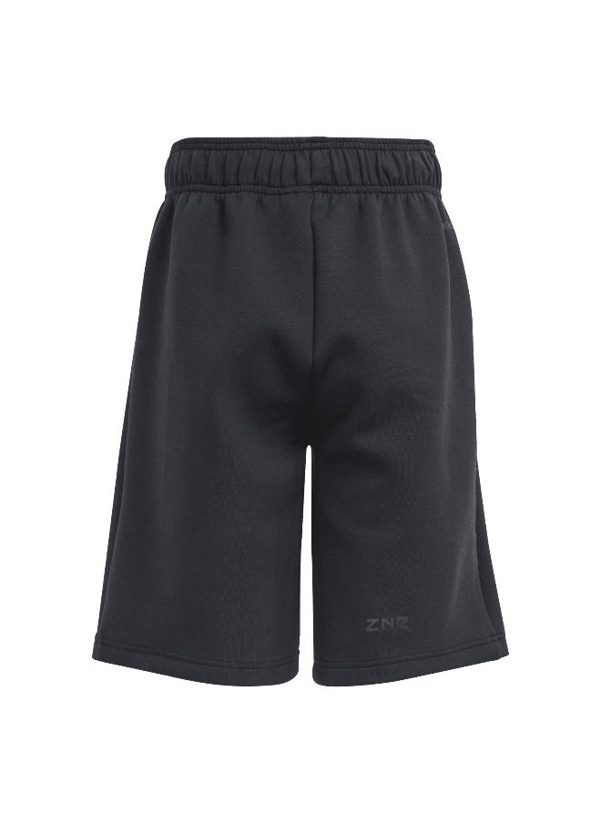Adidas adidas J Zne Shorts Black Training Shorts 7-8Y  - Image 3