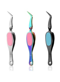 3 Pieces Craft Tweezers Cross Locking Tweezers Reverse Curved Precisiontweezers Stainless Steel Softgrip Tweezers Pointed Tip Tweezers For Diy Craft Jewelry Eyelash Extensions Nail Beading Tool - pzsku/ZBA0374B77C7ACA139AABZ/45/_/1677912071/364cc957-dca7-470b-976c-bcaedd7f02ce