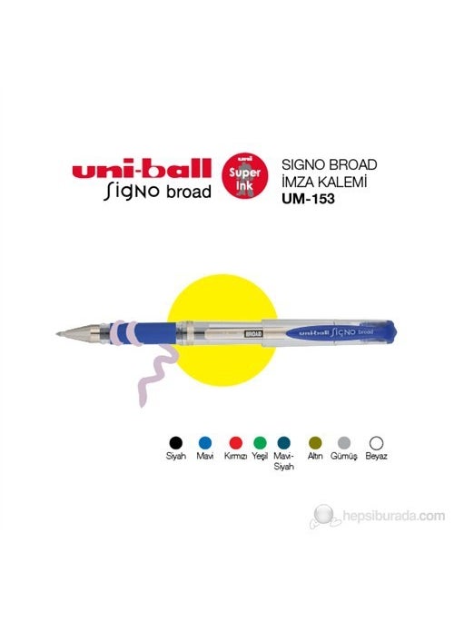 Uniball Signo Broad Signature Pen 1.0 (UM-153)-  - Image 1