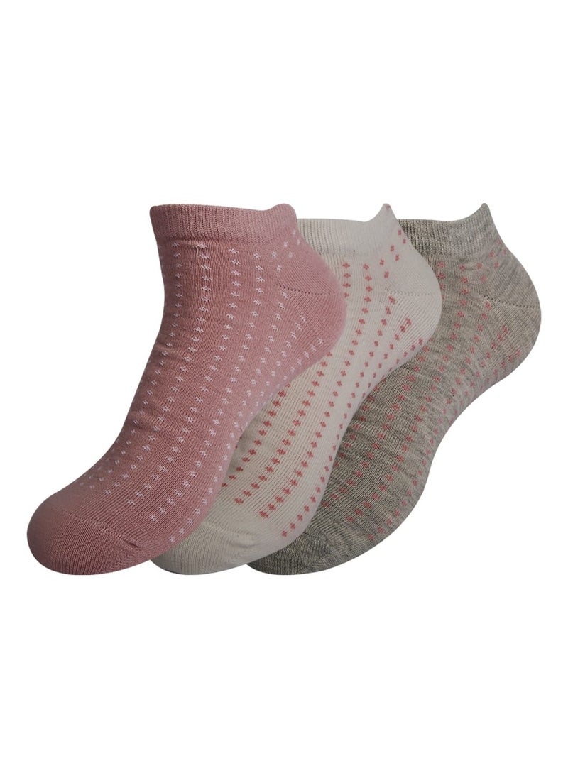 Future Future Socks Socket For Women Pack Of 3 Size 36-40 Multicolor 