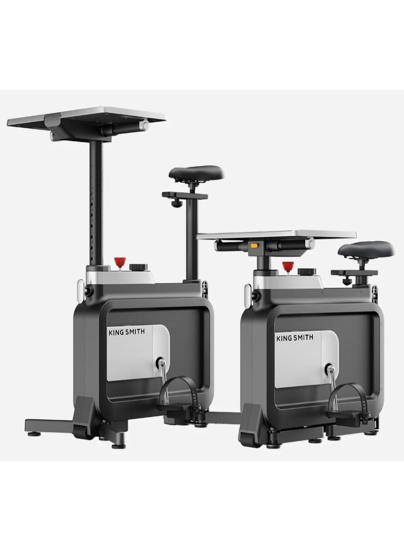 Kingsmith W1B Workstation Bike | 8 Resistance Levels | Compact and Foldable Design | SafeStop Button for Full Control