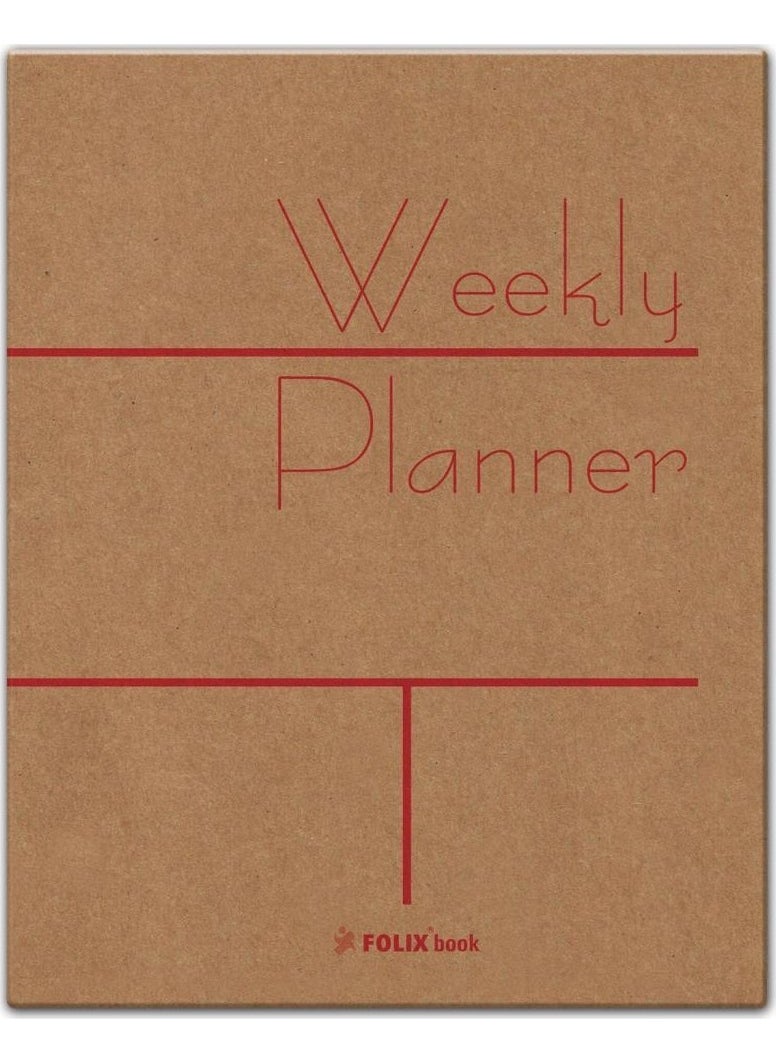 Gıpta Folix Book Weekly Planner 54 Sheets 12 x 17 cm  - Image 1