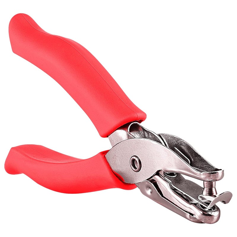 Emraw Premium Single Hole Paper Punch Cushion Grip Heavy Duty Hole Puncher for Greeting Cards Scrapbook Notebook Puncher Craft Paper Hand Tool - Assorted Colors, Colors May Vary - by (1PK) - Image 1