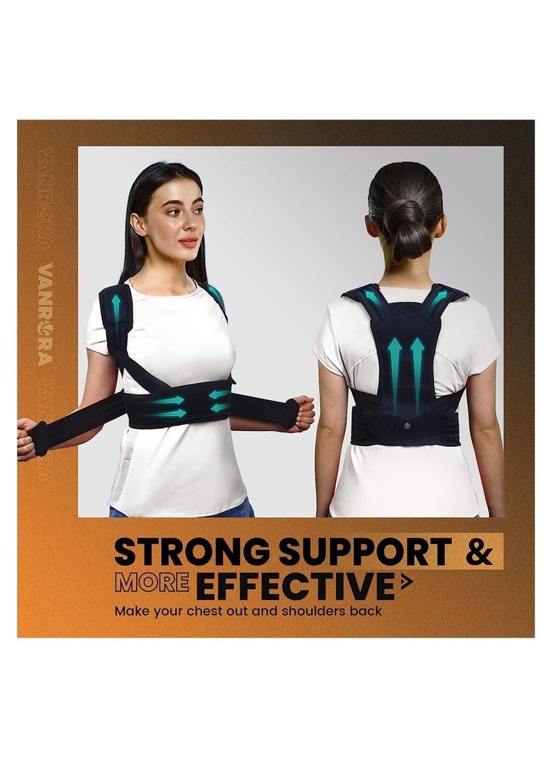 Y&D - Back Brace,Posture Corrector for Men Women Kids Upper, Improve Posture, Relieve Pain Upper and Lower Pain,Adjustable, Breathable (X-Large) - Image 1