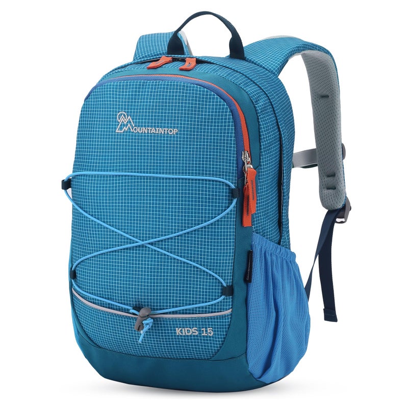 MOUNTAINTOP 15L Kids Backpack for 5-7 Year Olds, Lightweight Kindergarten Hiking Backpack for Boys Girls, 25 * 15 * 40CM - Image 1