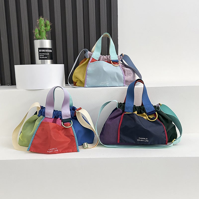 Women's Color Block Hobo Shoulder Bag - Image 4