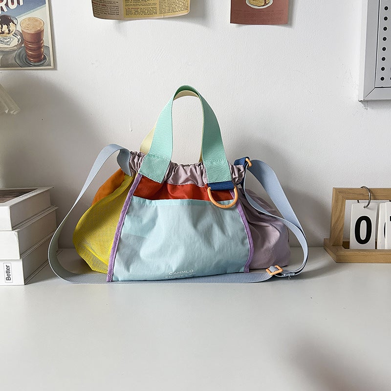 Women's Color Block Hobo Shoulder Bag - Image 3