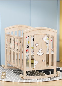 Wooden children's bed with wardrobe, extendable from 115 × 60 cm to 150×60 cm - pzsku/ZBA03E28A1623AA27D3A9Z/45/_/1727591378/cf4fa465-214e-4d34-9e44-a5712671125f