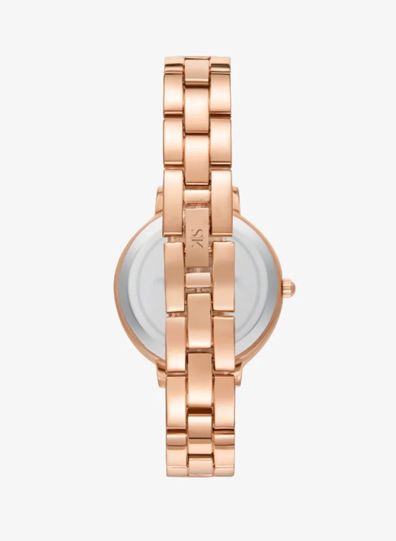 Kenneth Scott Grey Women's Alloy Analog Watch K23501-RBXX - 32 mm for Women | Best Price UAE