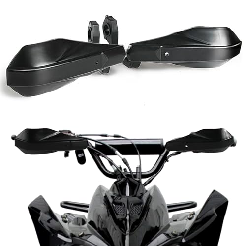 Wacece 78 and 1 18 Hand Guards Handguards Universal for ATV Raptor Grizzly 110 250 350 660 700 YFZ450 TRX 250X 300EX 350 400EX LTZ400 KLX CRF SSR TTR 110 125 TaoTao Coolster Dirt Pit Bike Black - Image 1