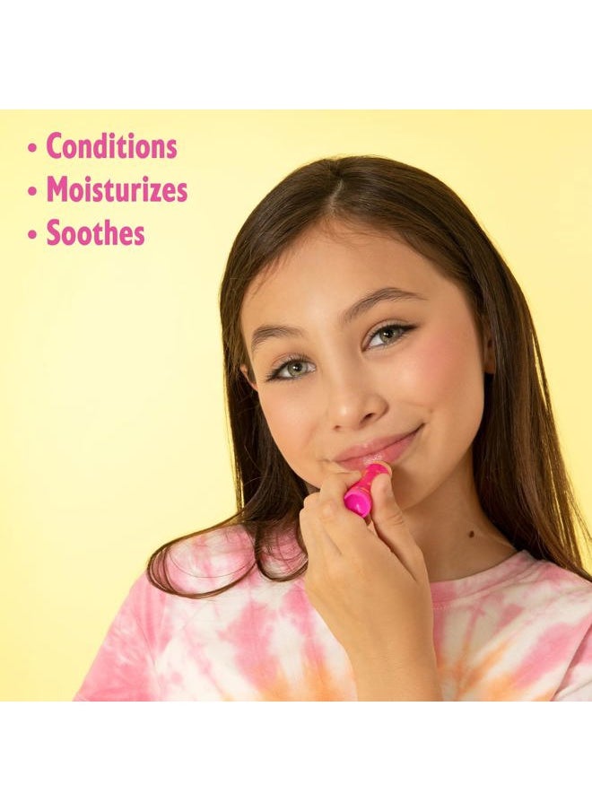 Lip Smacker Lippy Pals Swirls, Sanrio Hello Kitty, Flavored Moisturizing & Smoothing Soft Shine Lip Balm, Hydrating & Protecting Fun Tasty Glossy Finish , Cruelty-Free & Vegan - Kiwi  - Image 5