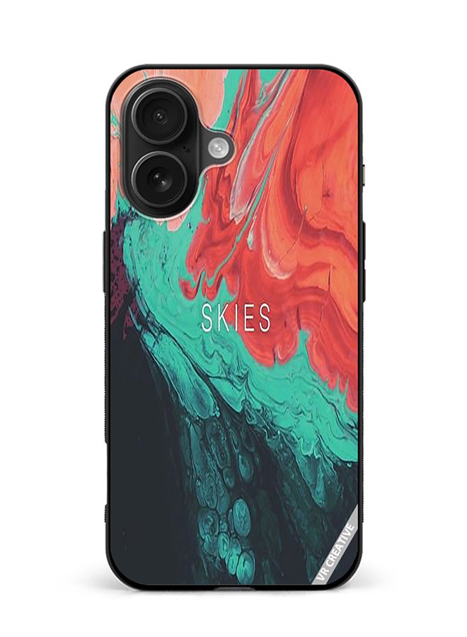 Protective Case Cover For Apple iPhone 16 Plus Skies Design Multicolour