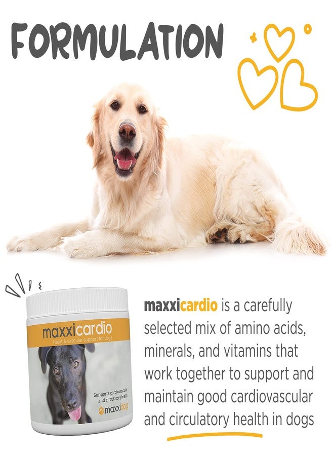 maxxipaws مكمل غذائي ماكسيبوز ماكسي كارديو للقلب والأوعية الدموية للكلاب، 3.2 أونصة - Image 5
