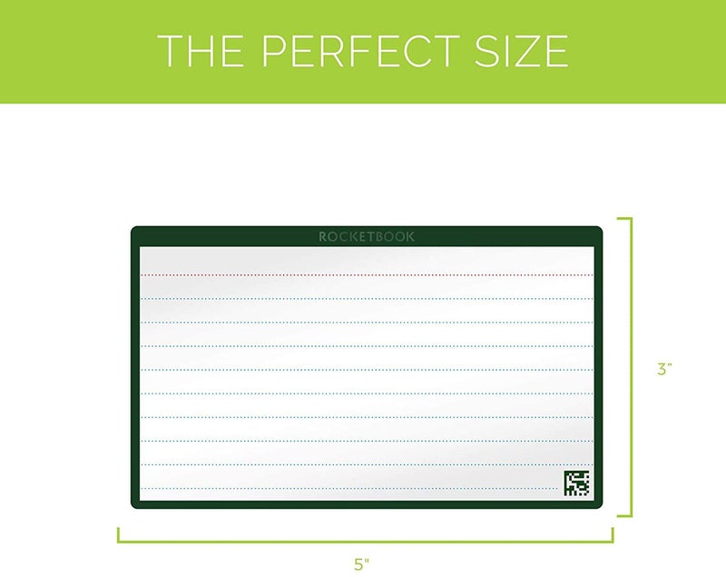 Rocketbook Cloud Cards - Eco-Friendly Reusable Index Note Cards With 1 Pilot FriXion ColorStick Pen & 1 Microfiber Cloth Included - Single Set of 40 (3" x 5") - Image 2