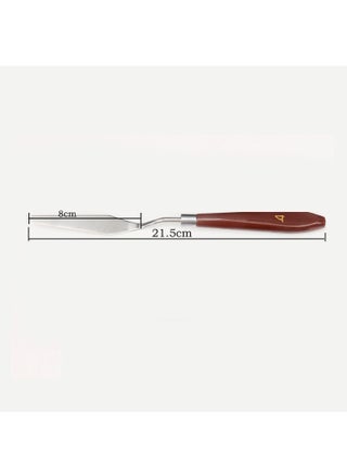 Professional Art Palette Knife Set No. 4 scraper with redwood handle - pzsku/ZBA04598101174184A86DZ/45/1746185741/912860a6-090e-4fdb-b51a-5156a3e2cd1e