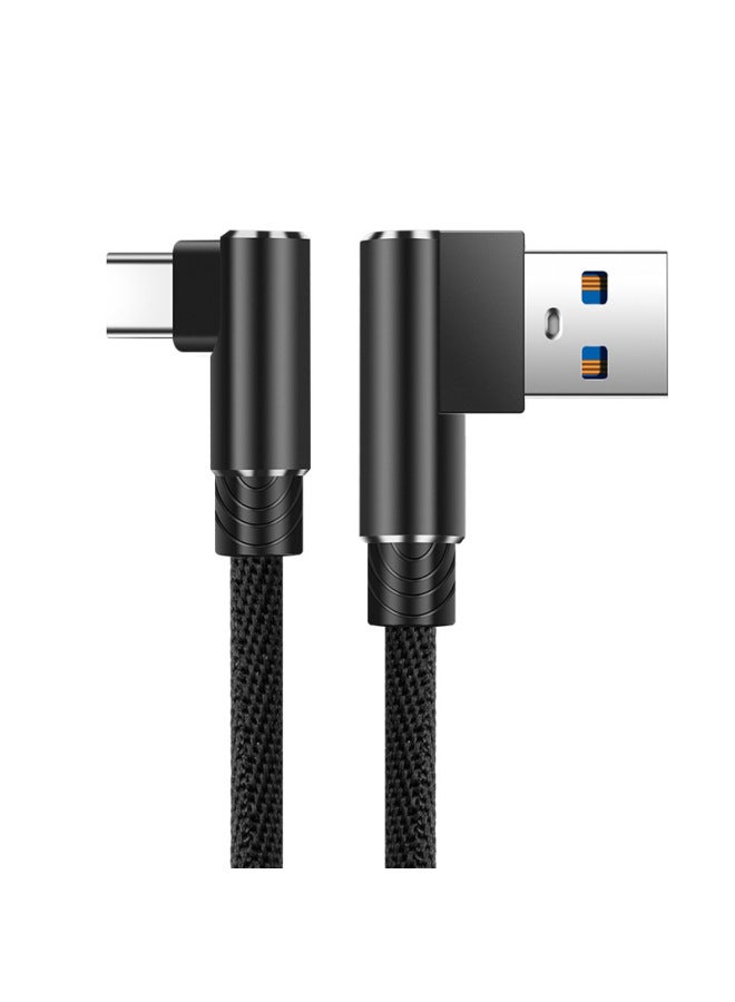 Type-c Data Cable Extension 3m Long Double-bend Fast Charging Cable Suitable For Huawei, Honor, Xiaomi, Samsung - Image 5