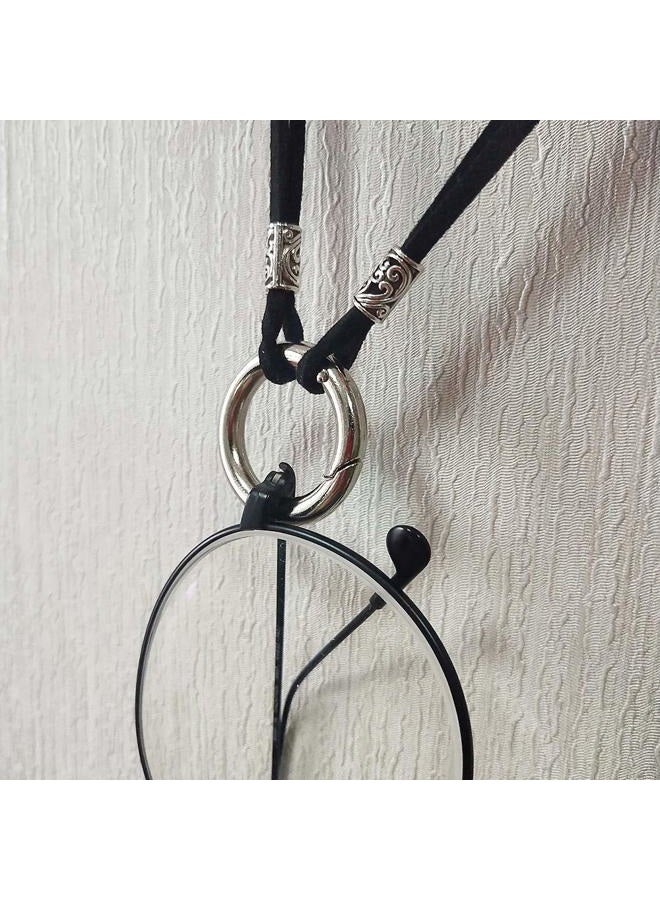 TERAISE Glasses Holder Brooch Classic Fashion Metal Ring Sunglasses Necklace Simple Design Brooch Jewelry, Large, Metal - Image 5