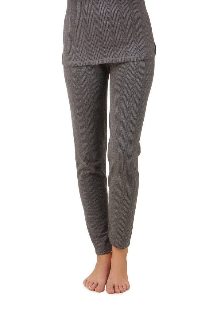 HAP Women's Blended Quilted Thermal Set of Sleeveless Top + Trouser Ladies Warmer Innerwear (Charcoal Grey, XX-Large) - Image 5