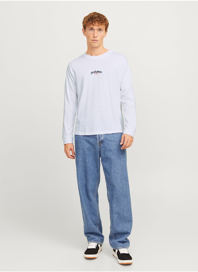 JACK & JONES - Graphic Crew Neck Sweatshirt - Image 1