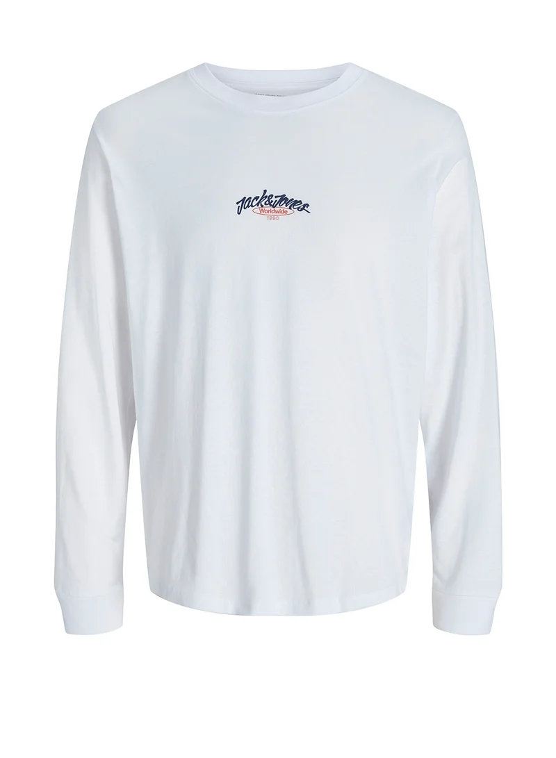 جاك اند جونز Graphic Crew Neck Sweatshirt