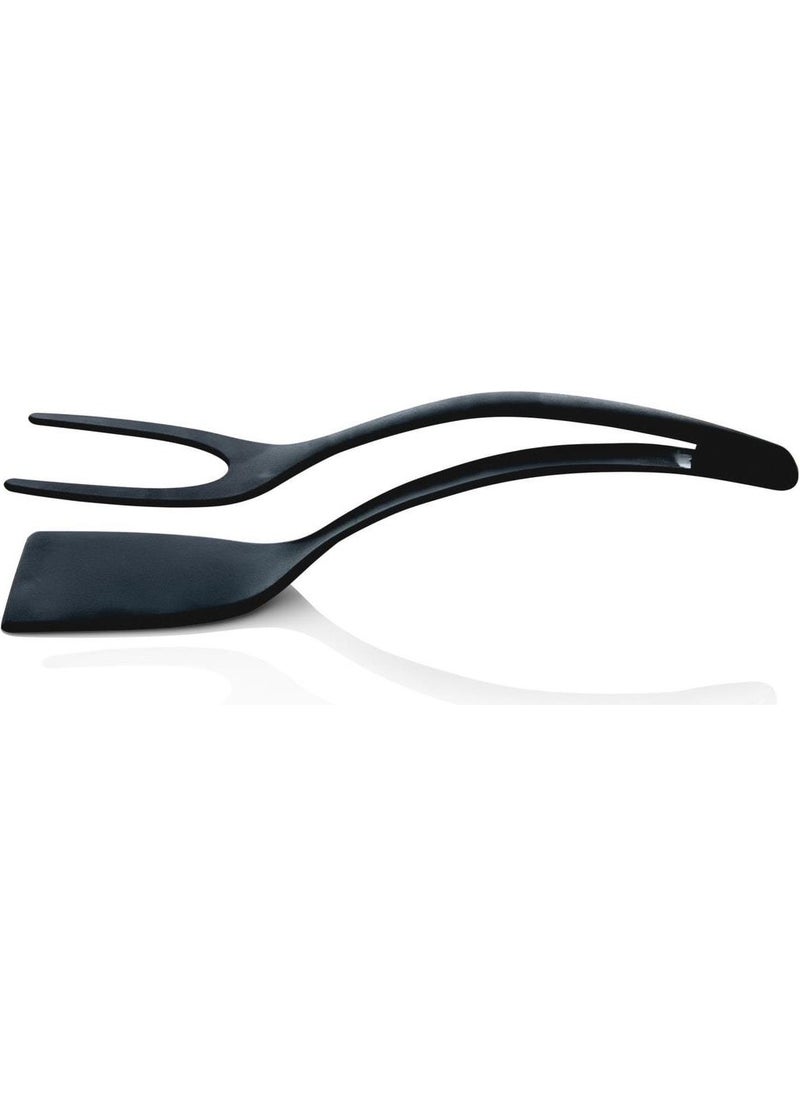 YDGR - Fireproof Non-Stick Teflon Tong Spatula - Image 1