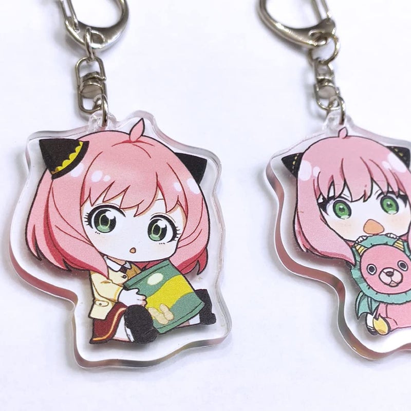 JCvCX JCvCX 8pcs Spy Keychians Cosplay Keychain Car Keyring Key Tag for Adult  - Image 3