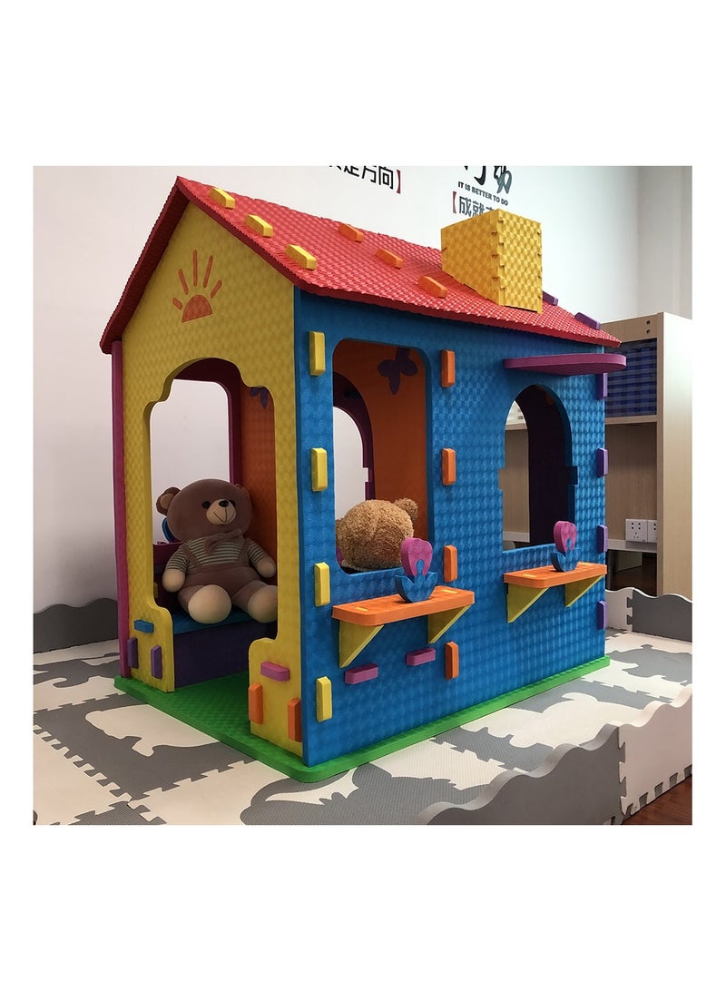 STEM منزل ألعاب فاخر مصنوع من مادة إي في إيه لحماية البيئة - منطقة لعب آمنة ومتميزة