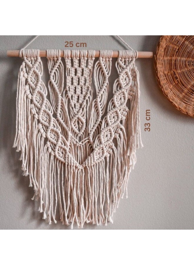 Home Gallery Macrame Pattern Wall Hanging Handmade  - Image 3