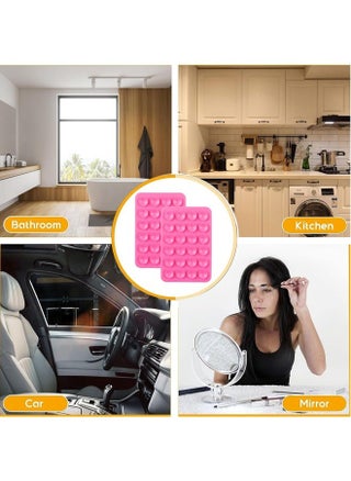 12PCS Silicone Suction Cup Phone Holder, Strong Suction Phone Mount, Perfect for Mirrors, Tiles, Glass, and Smooth Surfaces – Hands-Free for Video Calls, Makeup, Selfies, and Learning - view 2