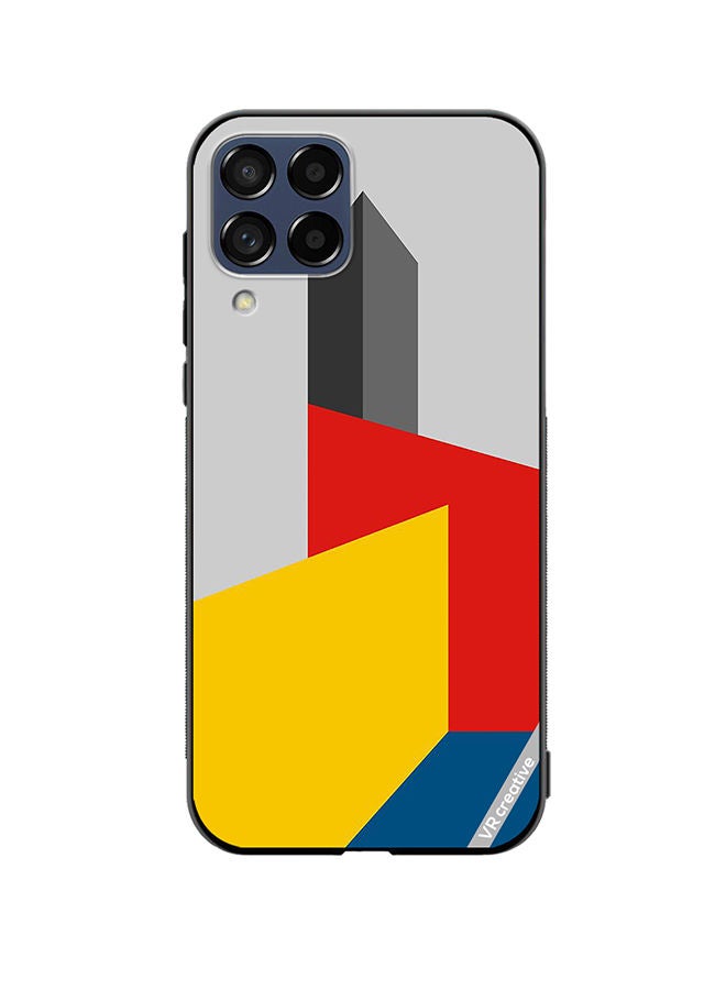 VR CREATIVE Protective Case Cover For Samsung Galaxy M33 Bauhaus Tower Design Multicolour - Image 1